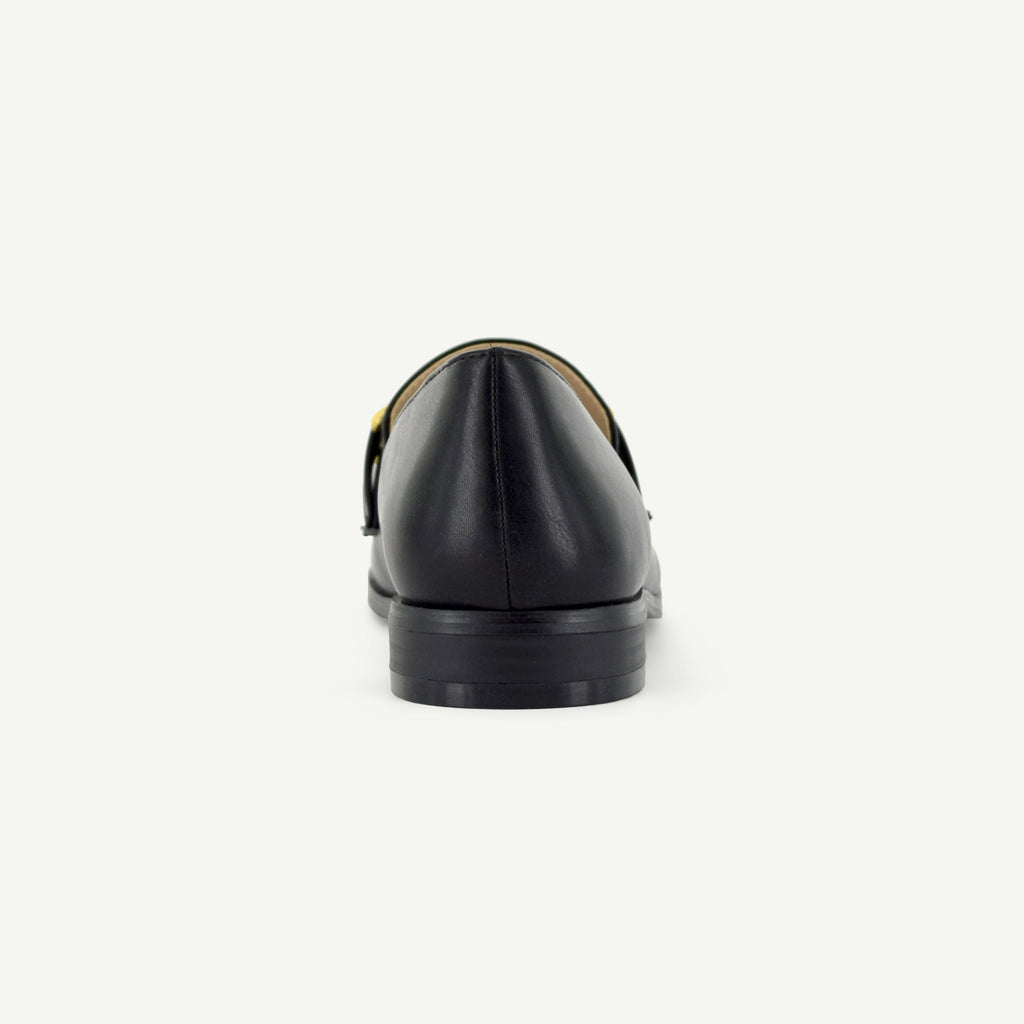 Georgina: Classic Loafer - Black
